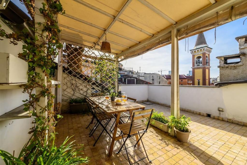 ミラノBuenos Aires' Nest - 10 Minutes From Duomo With Terraceアパートメント エクステリア 写真